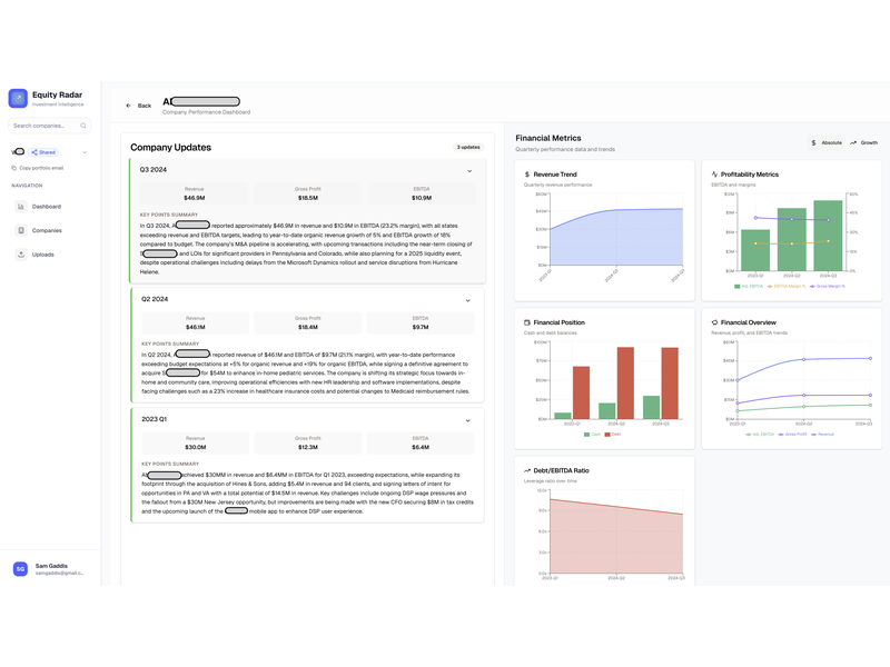 Portfolio Update Normalizer - Screenshot